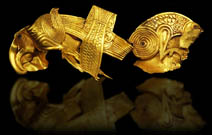 trésor de morceau d'or anglo-saxon